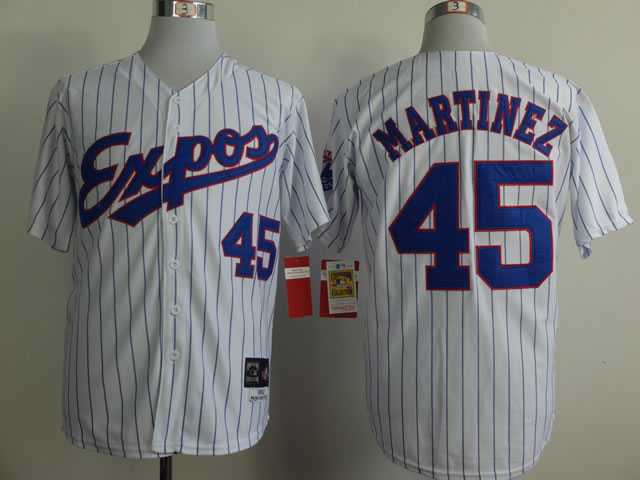 Montreal Expos #45 Martinez Blue Pinstripe 1982 Mitchell And Ness Throwback White Stitched MLB Jersey Sanguo,We sell and wholesale Montreal Expos #45 Martinez Blue Pinstripe 1982 Mitchell And Ness Throwback White Stitched MLB Jersey Sanguo on line form chian!